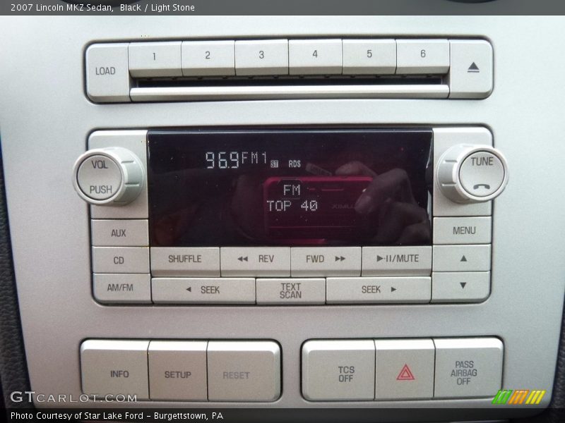 Black / Light Stone 2007 Lincoln MKZ Sedan