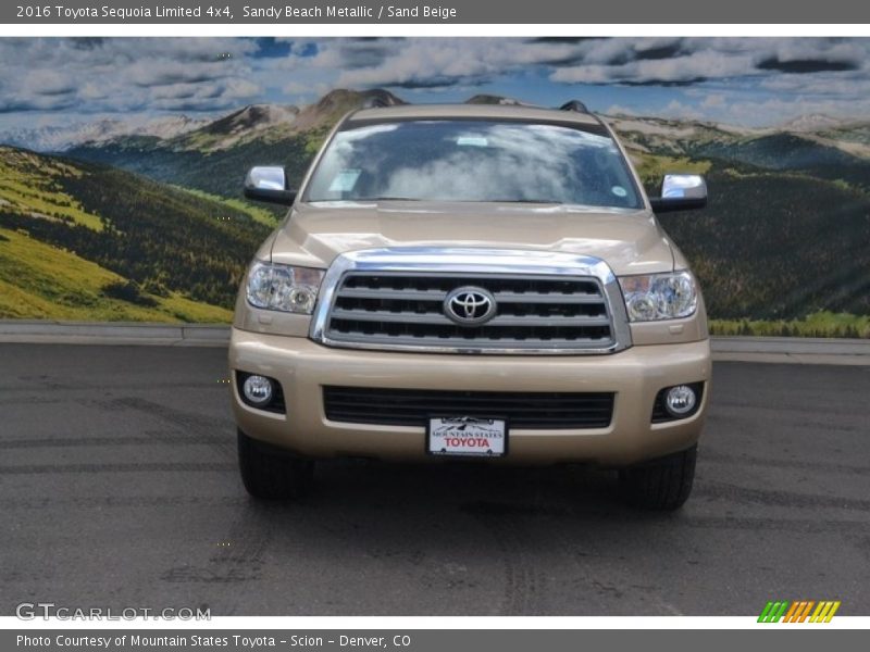 Sandy Beach Metallic / Sand Beige 2016 Toyota Sequoia Limited 4x4