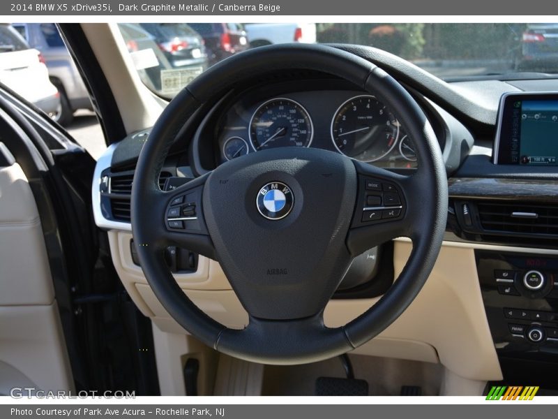 Dark Graphite Metallic / Canberra Beige 2014 BMW X5 xDrive35i