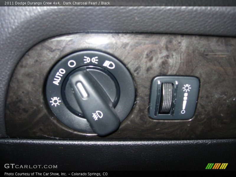 Dark Charcoal Pearl / Black 2011 Dodge Durango Crew 4x4