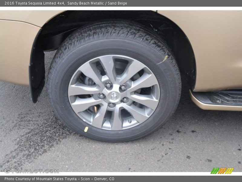 Sandy Beach Metallic / Sand Beige 2016 Toyota Sequoia Limited 4x4