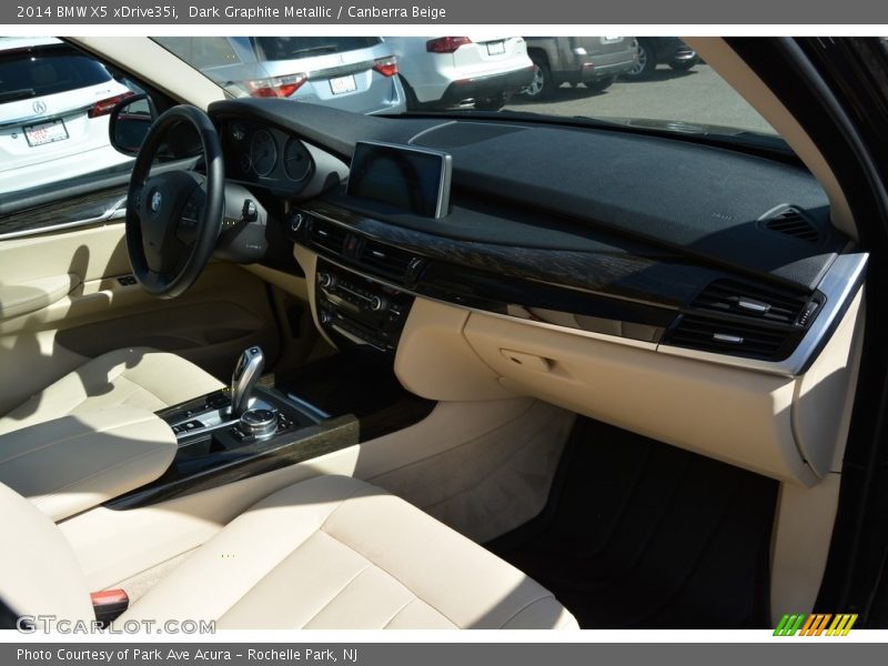 Dark Graphite Metallic / Canberra Beige 2014 BMW X5 xDrive35i