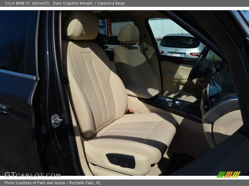Dark Graphite Metallic / Canberra Beige 2014 BMW X5 xDrive35i