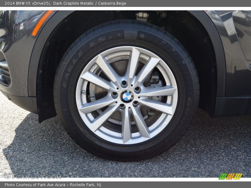Dark Graphite Metallic / Canberra Beige 2014 BMW X5 xDrive35i