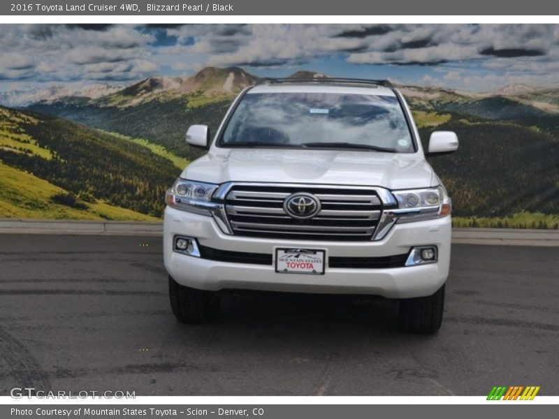 Blizzard Pearl / Black 2016 Toyota Land Cruiser 4WD