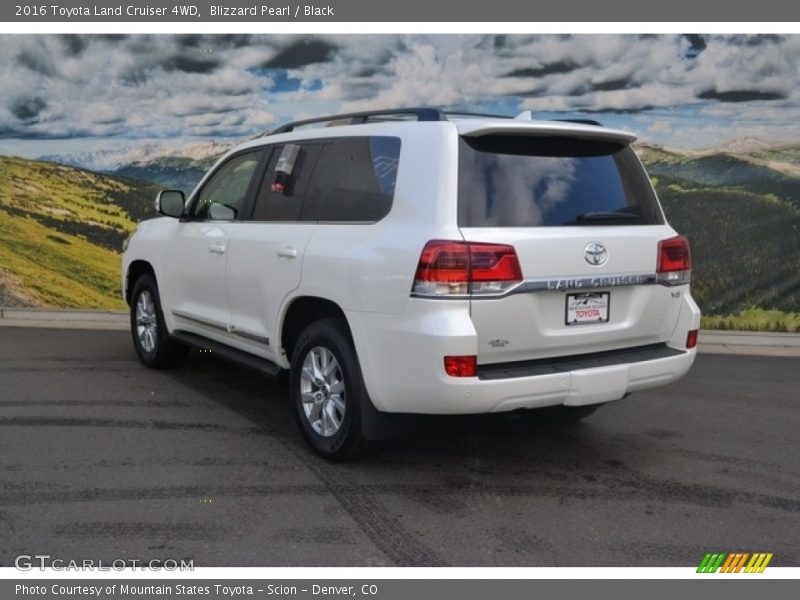 Blizzard Pearl / Black 2016 Toyota Land Cruiser 4WD