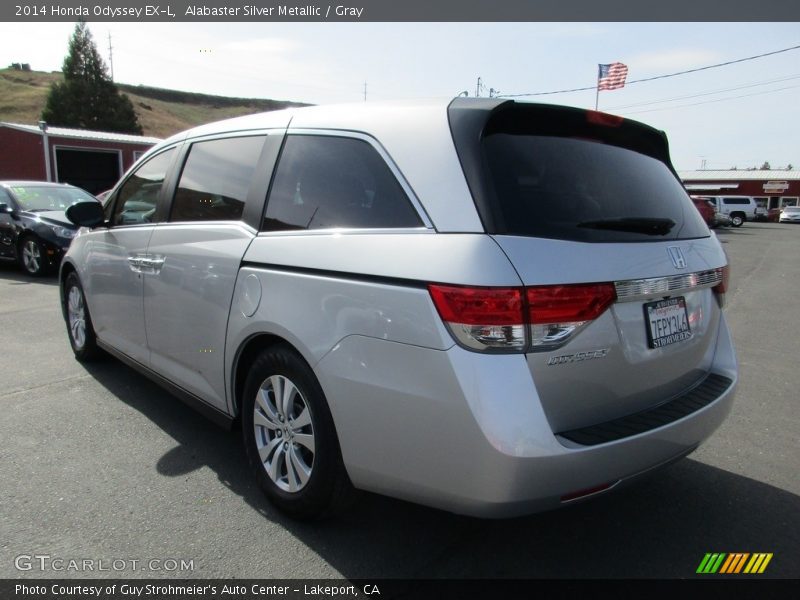 Alabaster Silver Metallic / Gray 2014 Honda Odyssey EX-L
