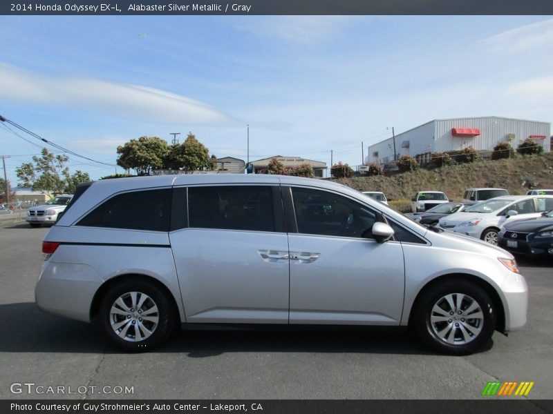 Alabaster Silver Metallic / Gray 2014 Honda Odyssey EX-L