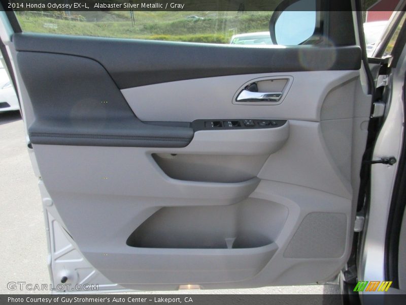 Alabaster Silver Metallic / Gray 2014 Honda Odyssey EX-L