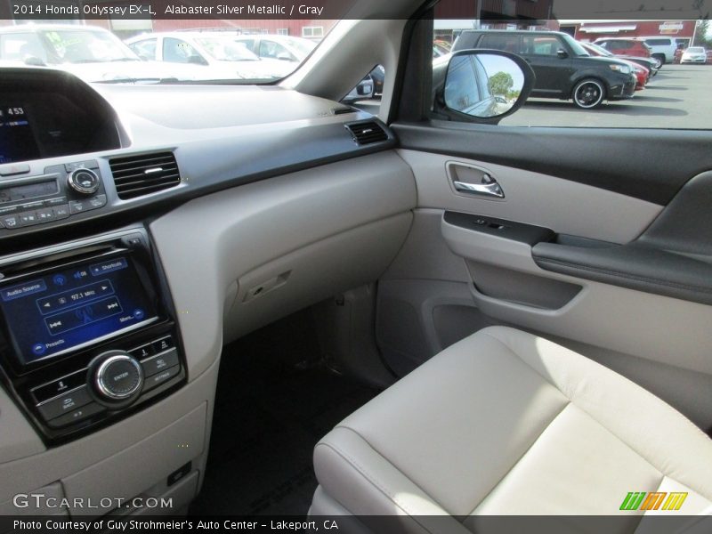 Alabaster Silver Metallic / Gray 2014 Honda Odyssey EX-L