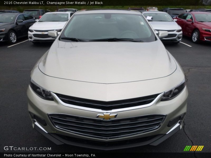 Champagne Silver Metallic / Jet Black 2016 Chevrolet Malibu LT
