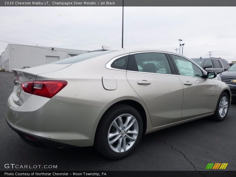 Champagne Silver Metallic / Jet Black 2016 Chevrolet Malibu LT