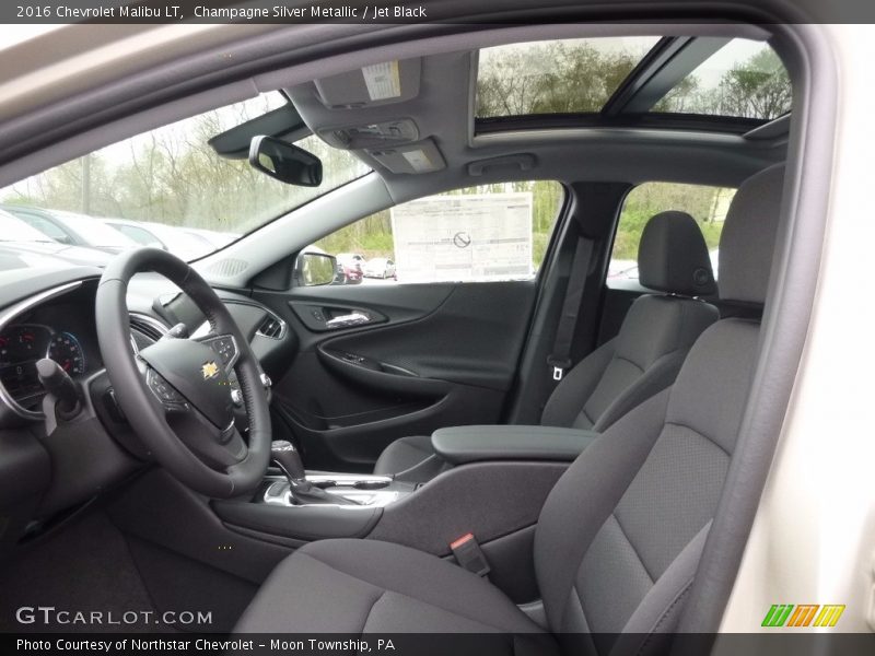 Champagne Silver Metallic / Jet Black 2016 Chevrolet Malibu LT