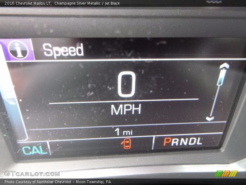 Champagne Silver Metallic / Jet Black 2016 Chevrolet Malibu LT