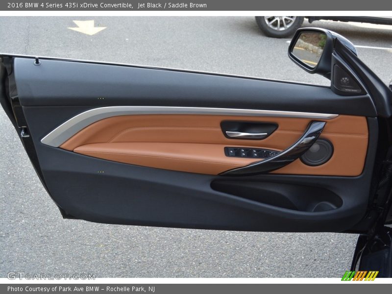 Jet Black / Saddle Brown 2016 BMW 4 Series 435i xDrive Convertible