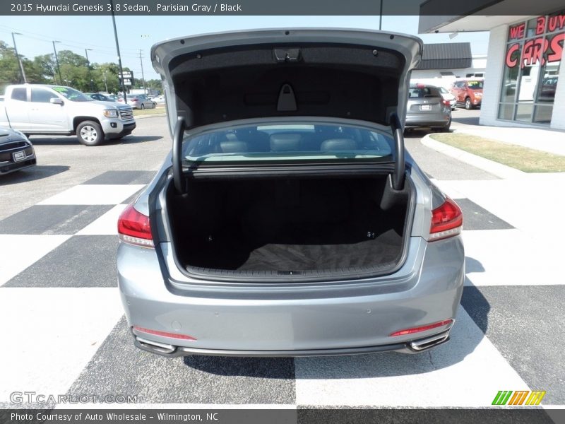 Parisian Gray / Black 2015 Hyundai Genesis 3.8 Sedan