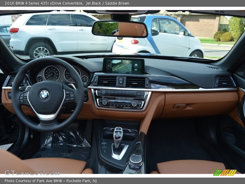 Jet Black / Saddle Brown 2016 BMW 4 Series 435i xDrive Convertible