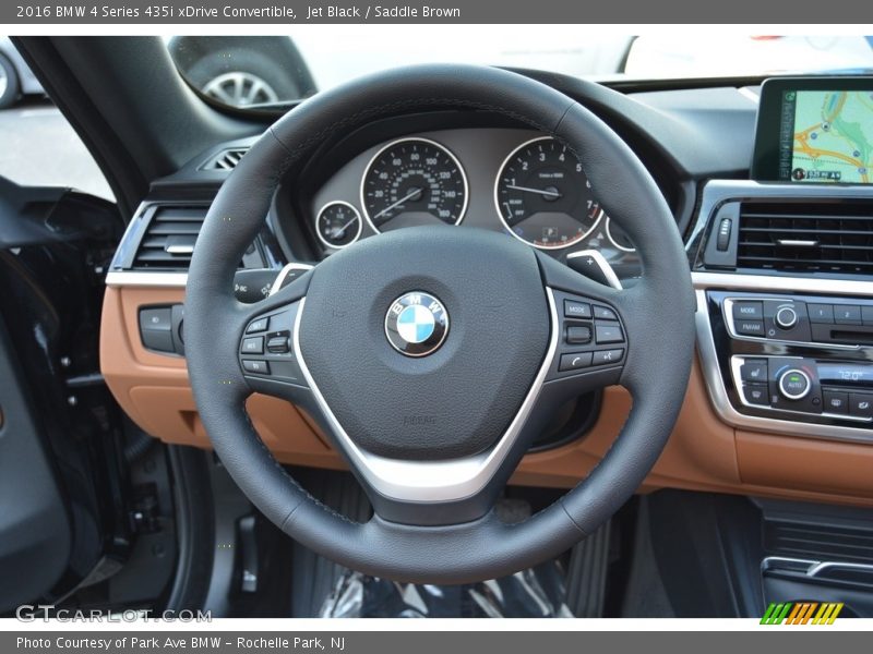 Jet Black / Saddle Brown 2016 BMW 4 Series 435i xDrive Convertible