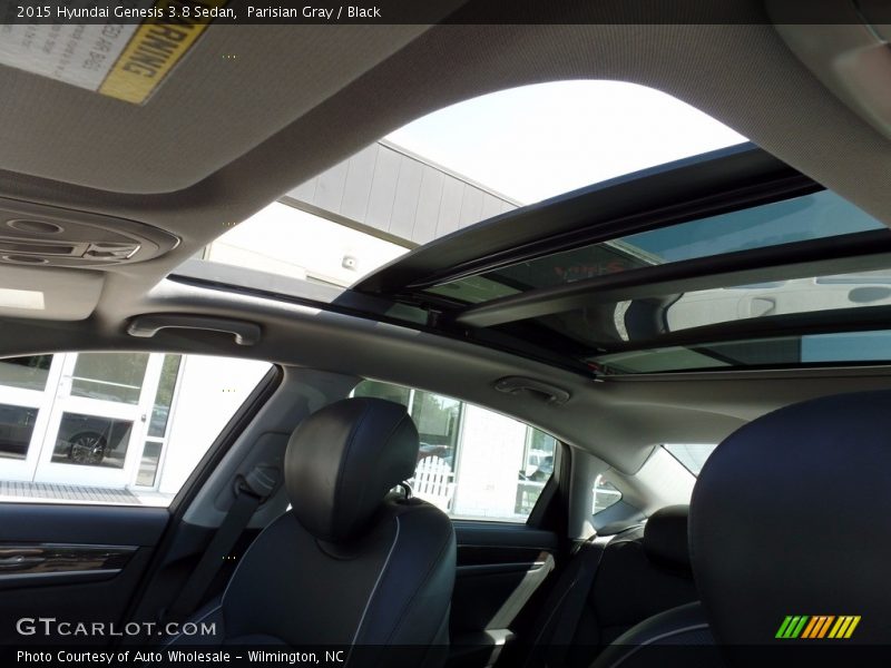 Parisian Gray / Black 2015 Hyundai Genesis 3.8 Sedan
