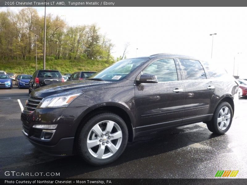 Tungsten Metallic / Ebony 2016 Chevrolet Traverse LT AWD