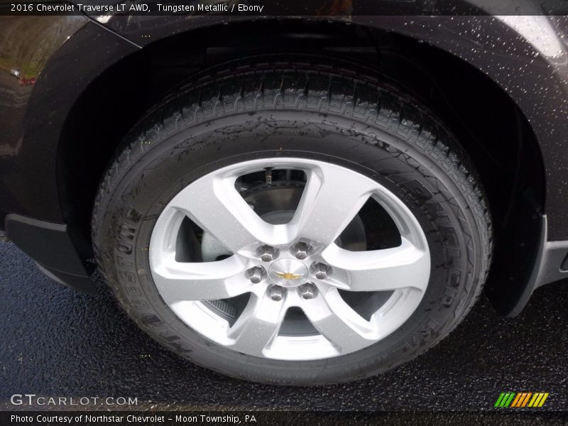 Tungsten Metallic / Ebony 2016 Chevrolet Traverse LT AWD