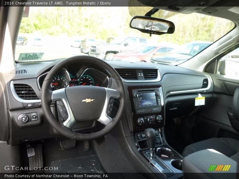 Tungsten Metallic / Ebony 2016 Chevrolet Traverse LT AWD