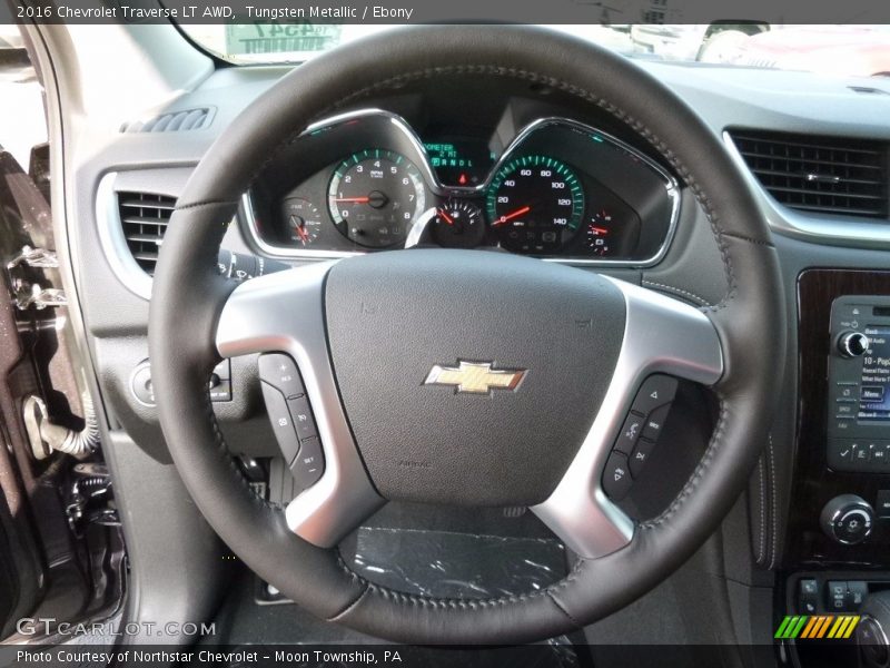 Tungsten Metallic / Ebony 2016 Chevrolet Traverse LT AWD