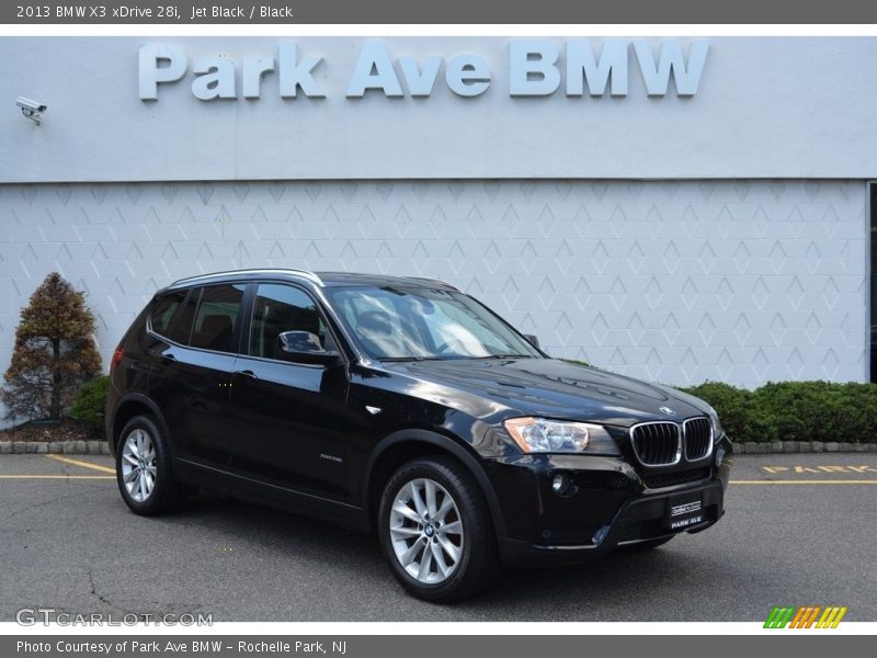 Jet Black / Black 2013 BMW X3 xDrive 28i