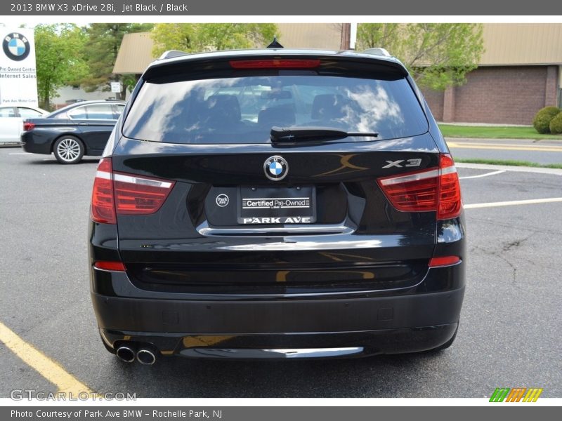 Jet Black / Black 2013 BMW X3 xDrive 28i