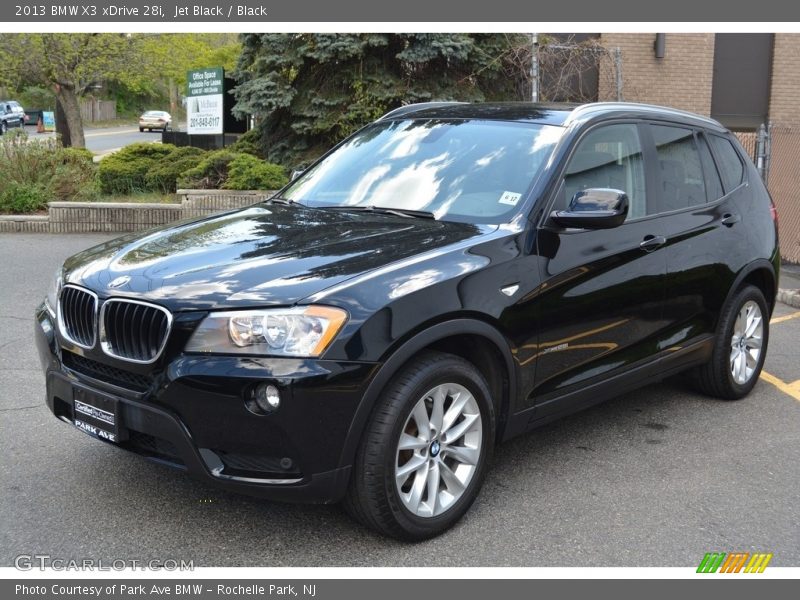 Jet Black / Black 2013 BMW X3 xDrive 28i