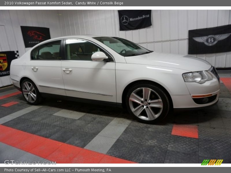 Candy White / Cornsilk Beige 2010 Volkswagen Passat Komfort Sedan