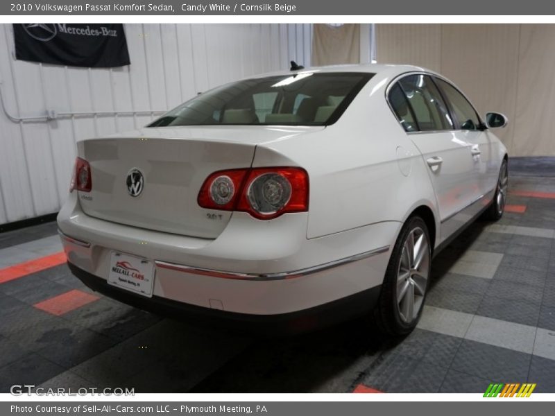 Candy White / Cornsilk Beige 2010 Volkswagen Passat Komfort Sedan