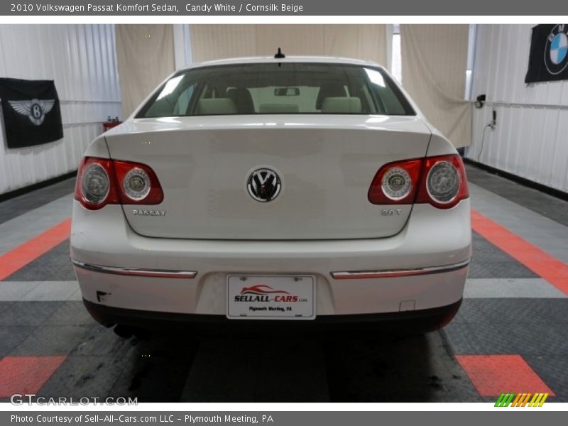 Candy White / Cornsilk Beige 2010 Volkswagen Passat Komfort Sedan