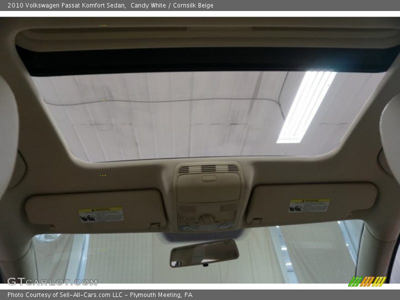 Candy White / Cornsilk Beige 2010 Volkswagen Passat Komfort Sedan