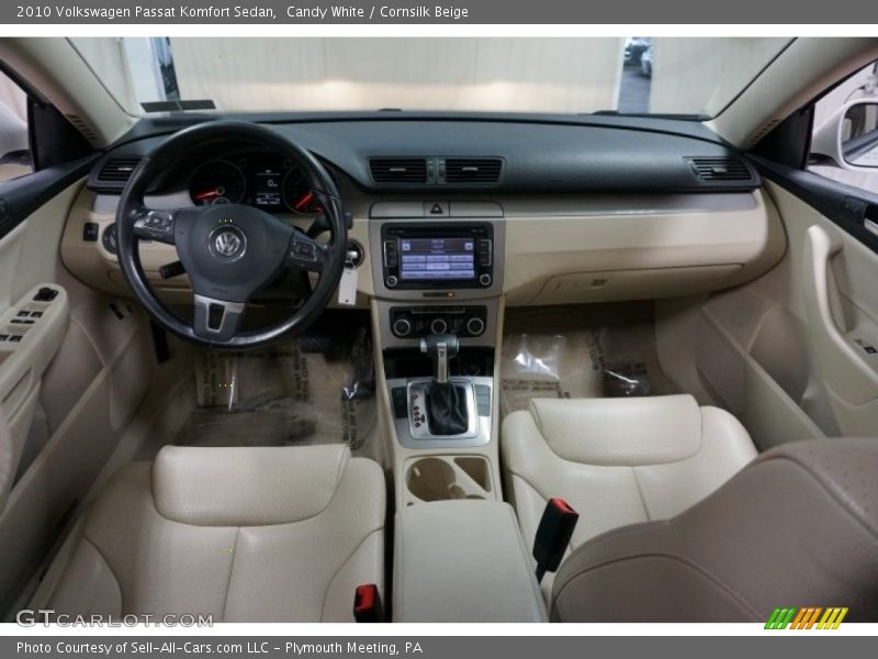 Candy White / Cornsilk Beige 2010 Volkswagen Passat Komfort Sedan