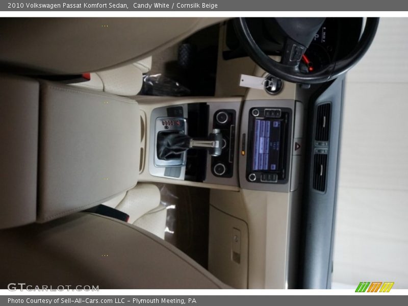 Candy White / Cornsilk Beige 2010 Volkswagen Passat Komfort Sedan