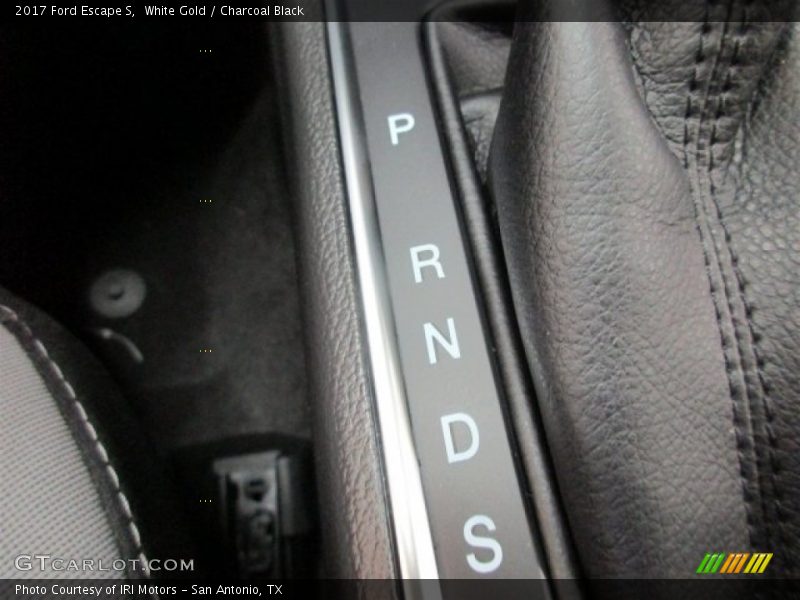 White Gold / Charcoal Black 2017 Ford Escape S
