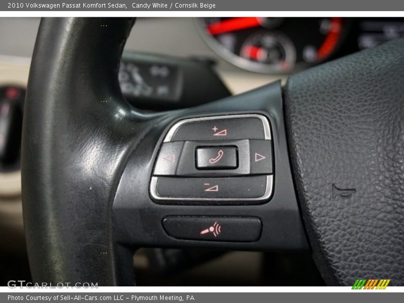 Candy White / Cornsilk Beige 2010 Volkswagen Passat Komfort Sedan