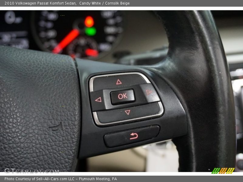Candy White / Cornsilk Beige 2010 Volkswagen Passat Komfort Sedan