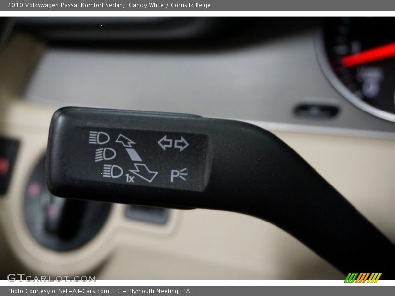 Candy White / Cornsilk Beige 2010 Volkswagen Passat Komfort Sedan