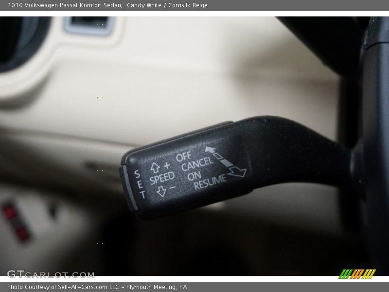 Candy White / Cornsilk Beige 2010 Volkswagen Passat Komfort Sedan
