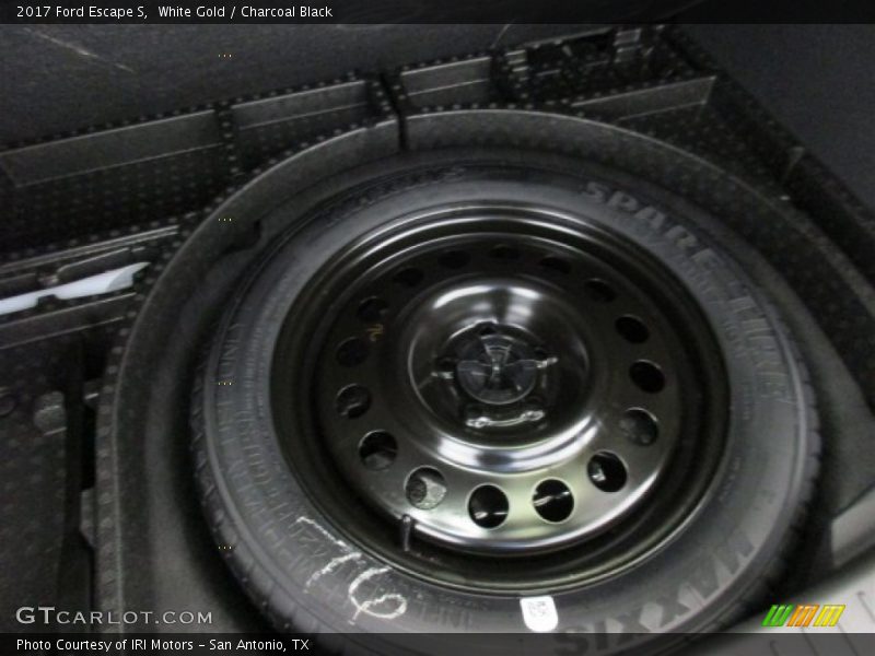 White Gold / Charcoal Black 2017 Ford Escape S