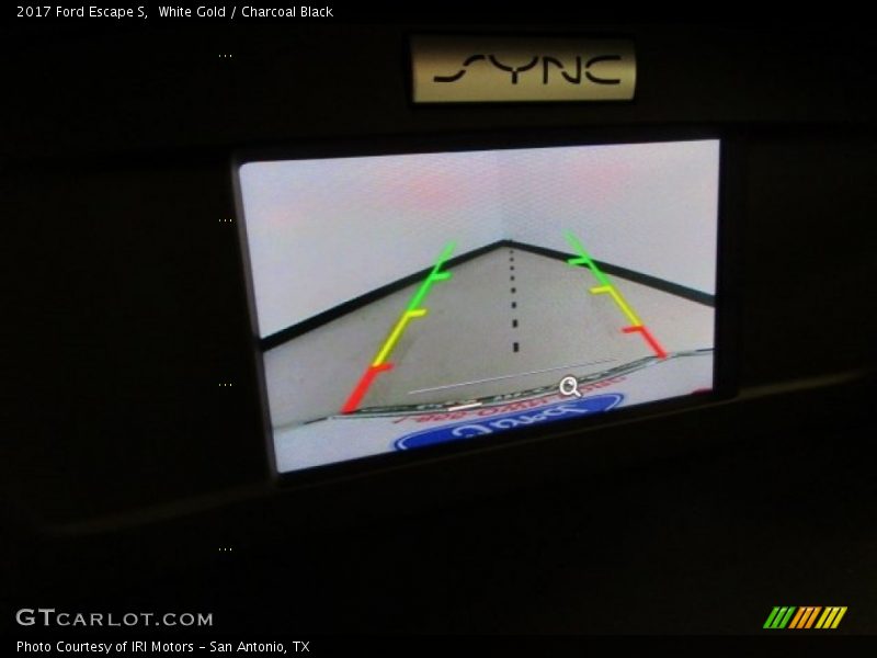 White Gold / Charcoal Black 2017 Ford Escape S