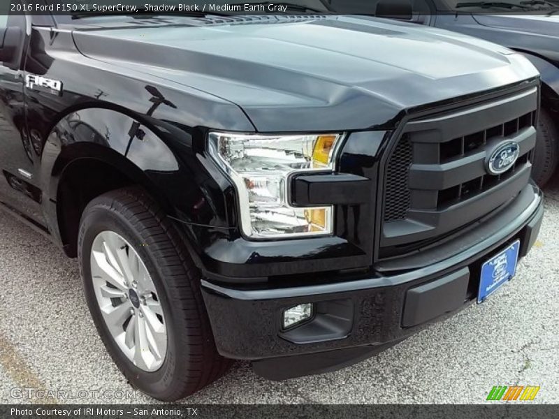 Shadow Black / Medium Earth Gray 2016 Ford F150 XL SuperCrew