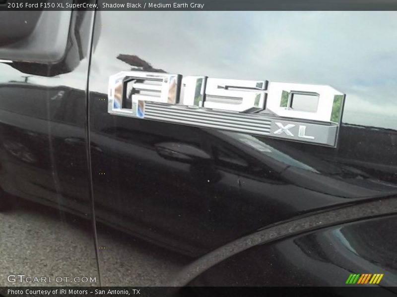 Shadow Black / Medium Earth Gray 2016 Ford F150 XL SuperCrew