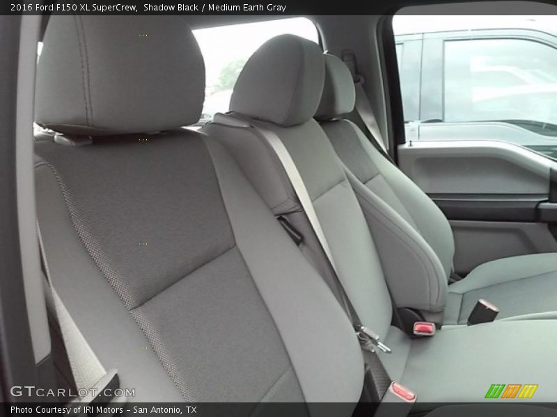 Shadow Black / Medium Earth Gray 2016 Ford F150 XL SuperCrew