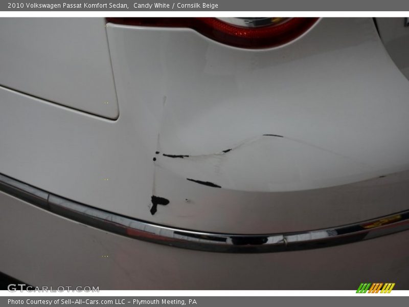 Candy White / Cornsilk Beige 2010 Volkswagen Passat Komfort Sedan