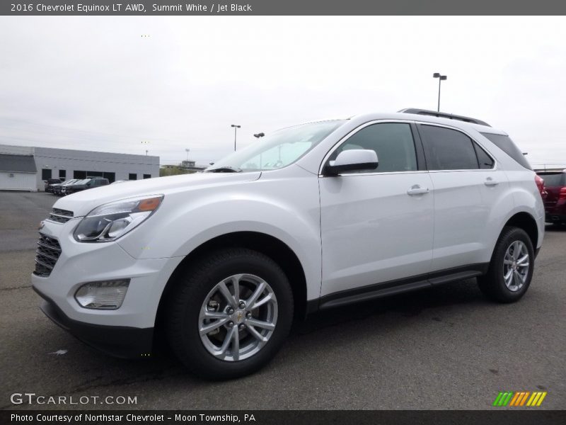 Summit White / Jet Black 2016 Chevrolet Equinox LT AWD