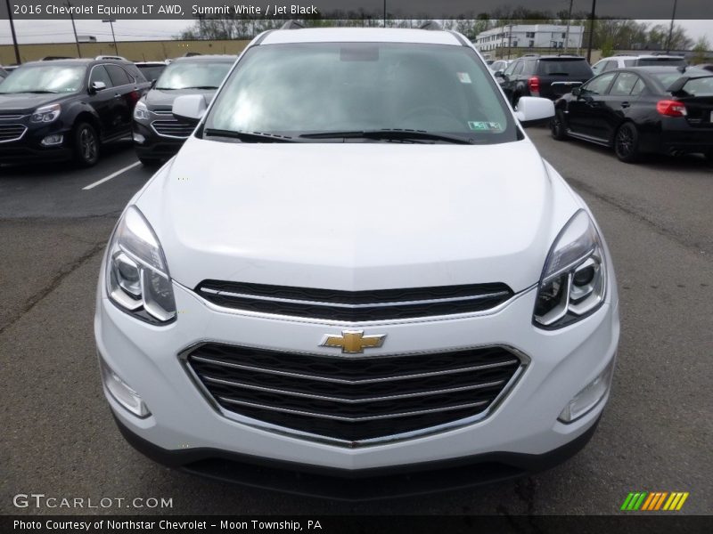 Summit White / Jet Black 2016 Chevrolet Equinox LT AWD
