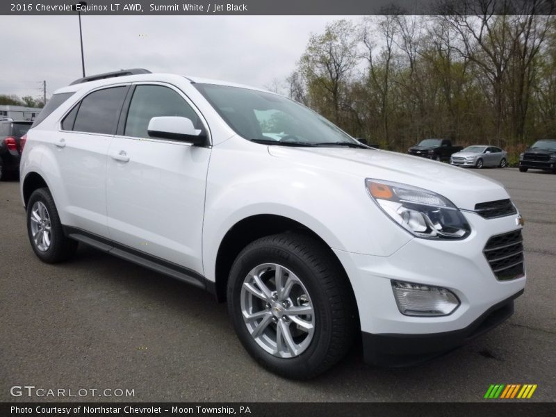 Summit White / Jet Black 2016 Chevrolet Equinox LT AWD